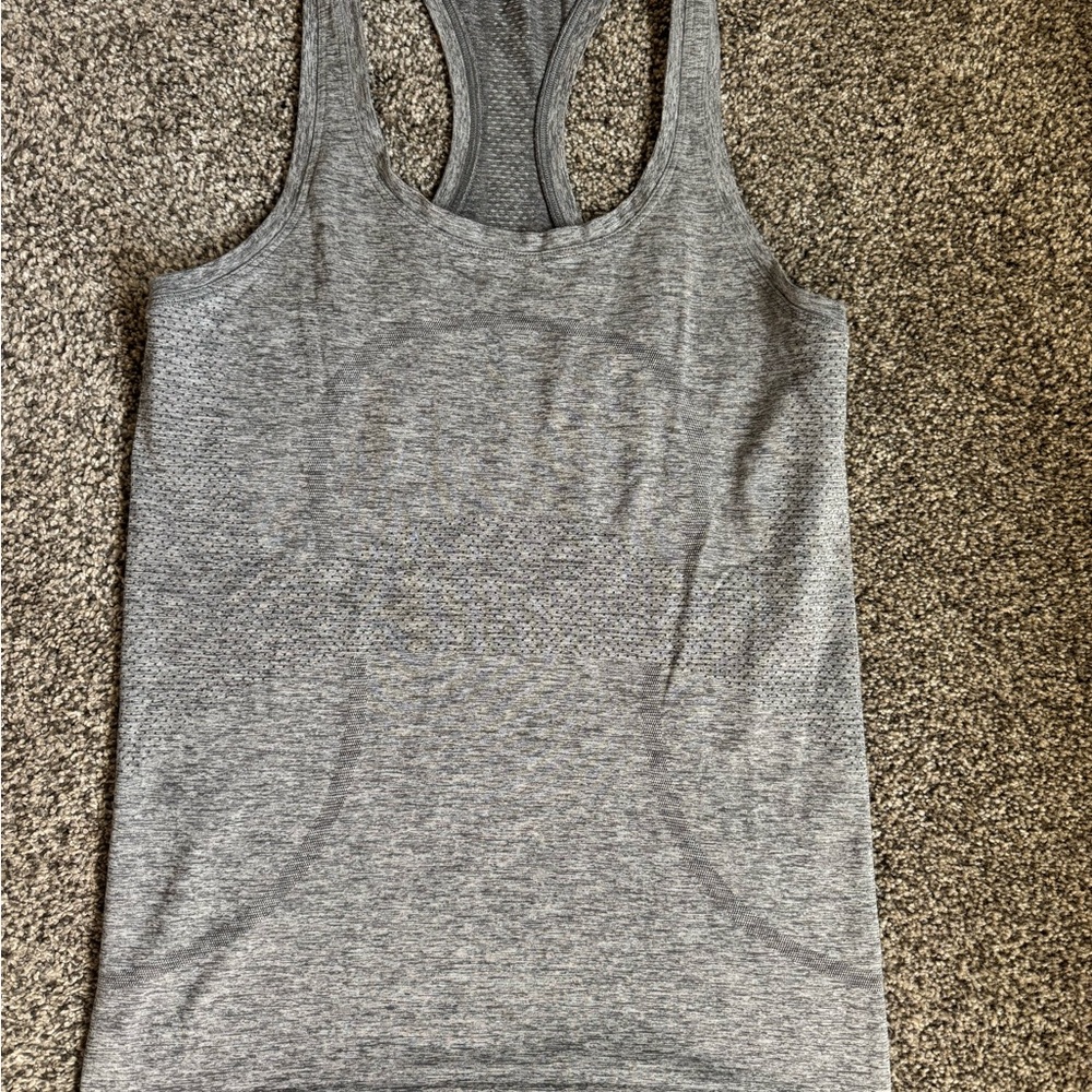 lululemon athletica Heather Gray Tank Top